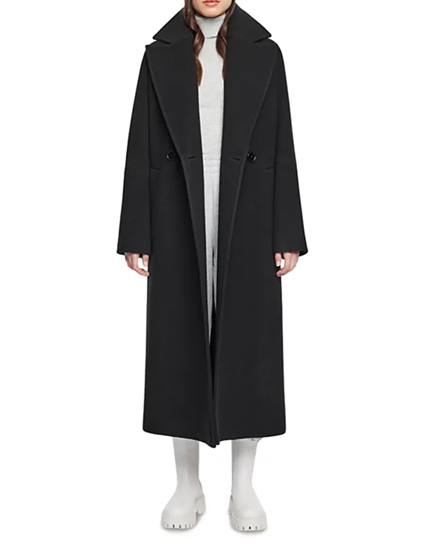 Long Sleeves Side Welt Pockets Coat