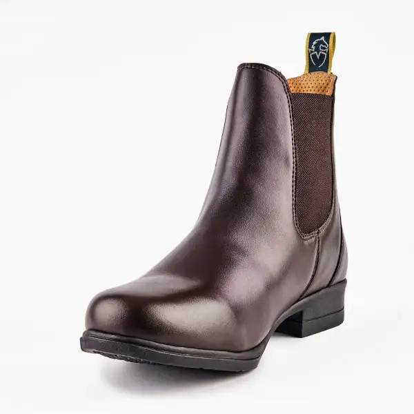 Refined Easy-Care Leather Riding Boots