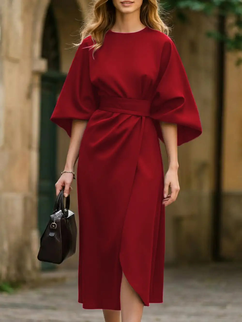 Clean Line Waist Dress