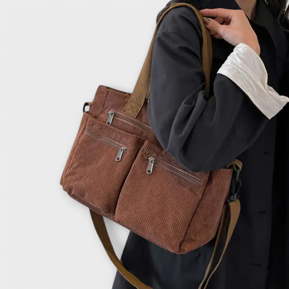 Nylon Soft Grain Tote Bag