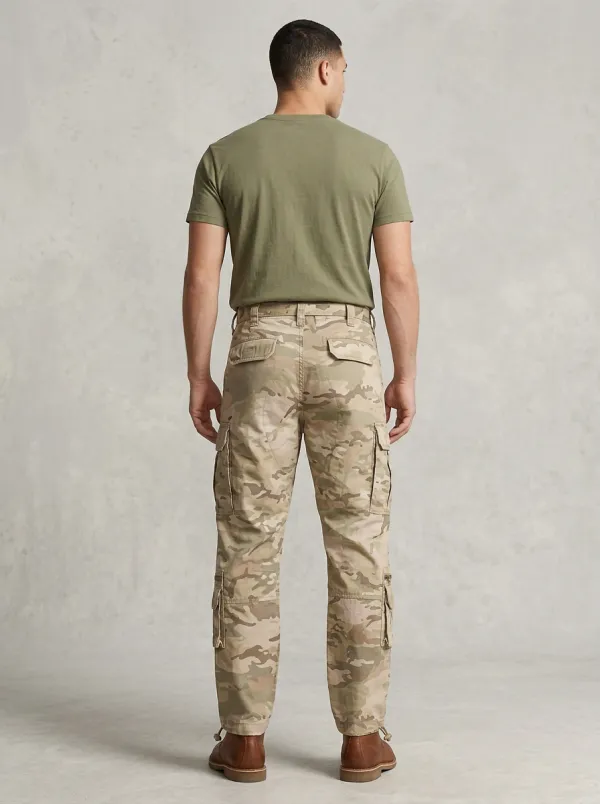 Men's Field Jogger-Style Camouflage Cargo Pants