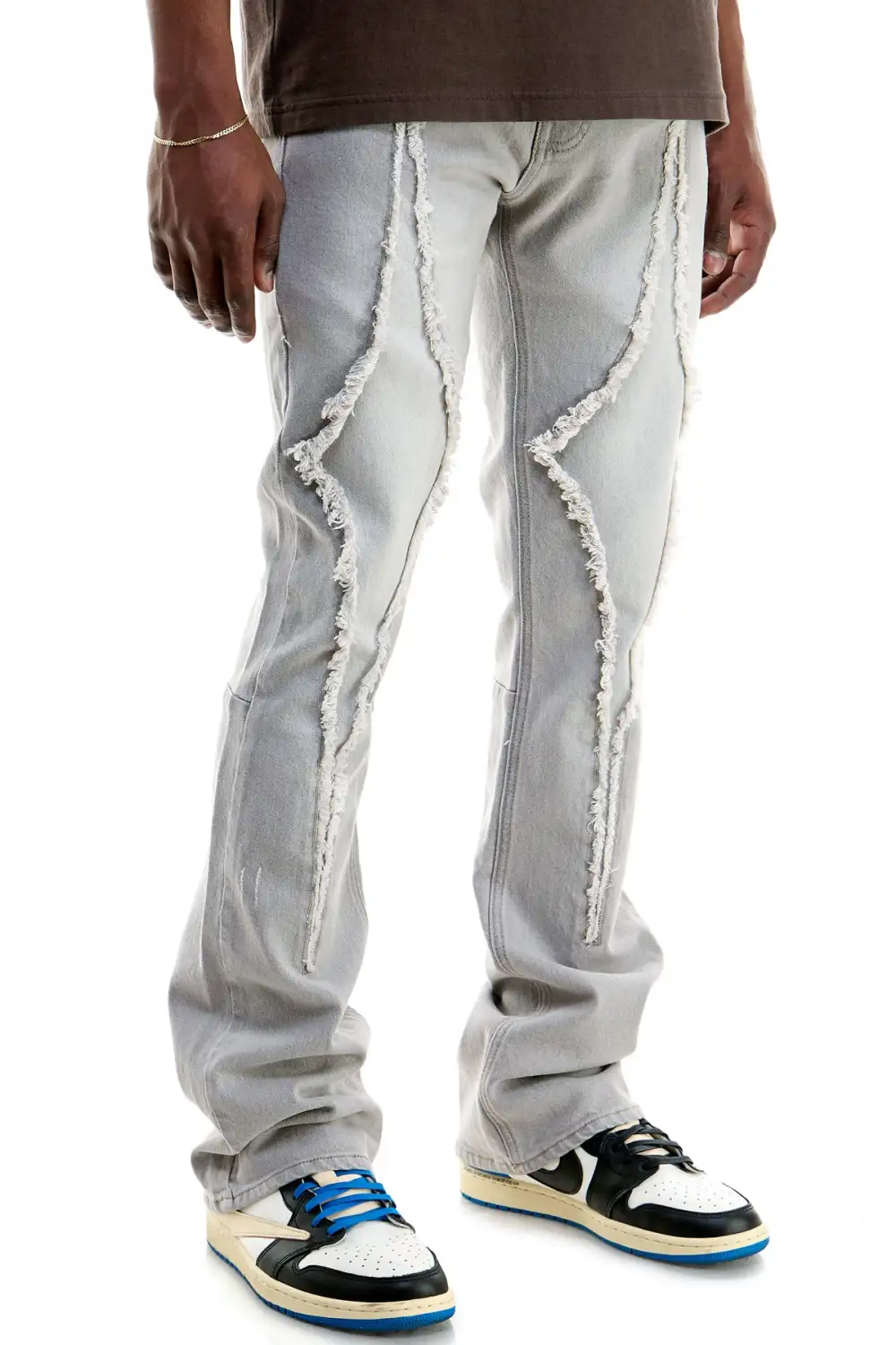 Men's Flare Skinny Stacked Jeans