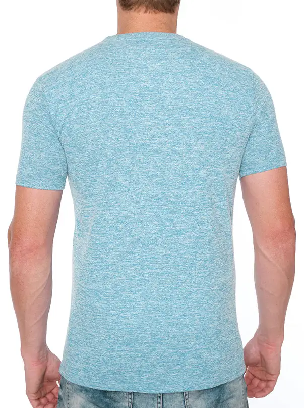 Slub Jersey Jersey Men's Button Down T-Shirt