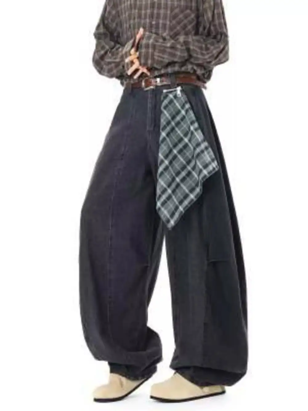 Everyday Men's Full Size Wide Leg Vintage Wash Jeans Plus Size