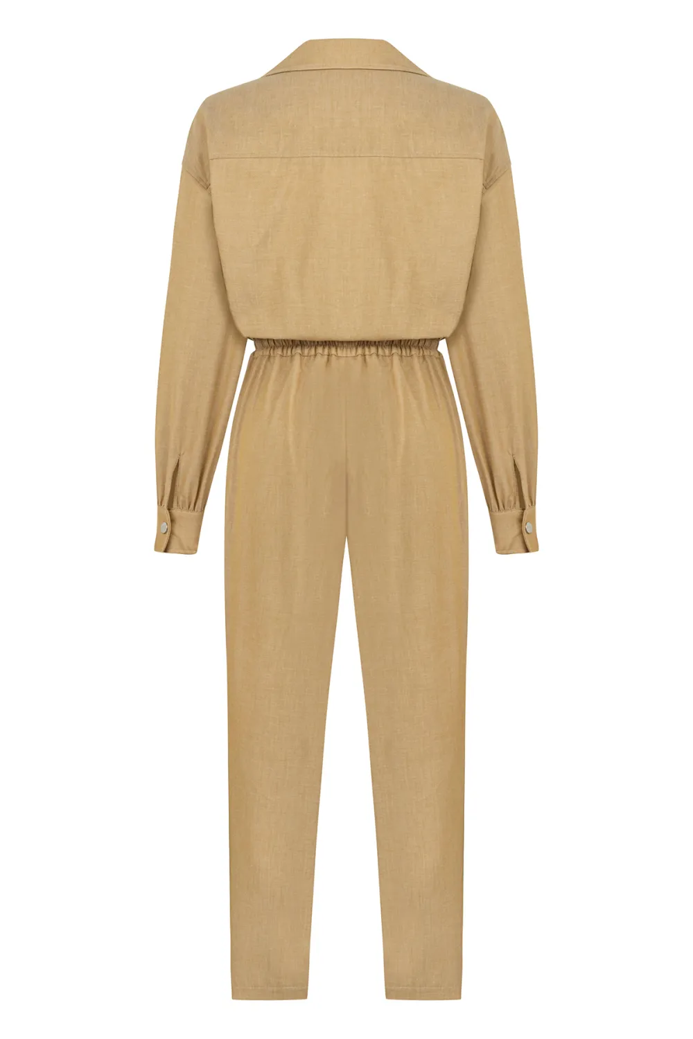 Long Sleeve Cotton Jumpsuit