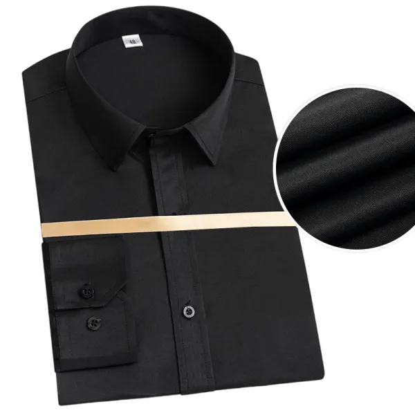 Business Shirt Men'S Long Sleeves With Suit Shirt Men'S Professional Work Shirt