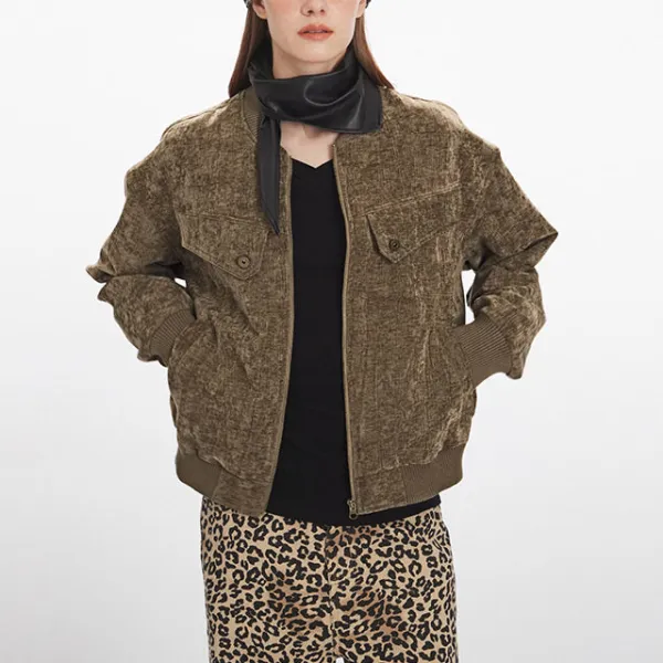 Refined Casual Outerwear Jacket