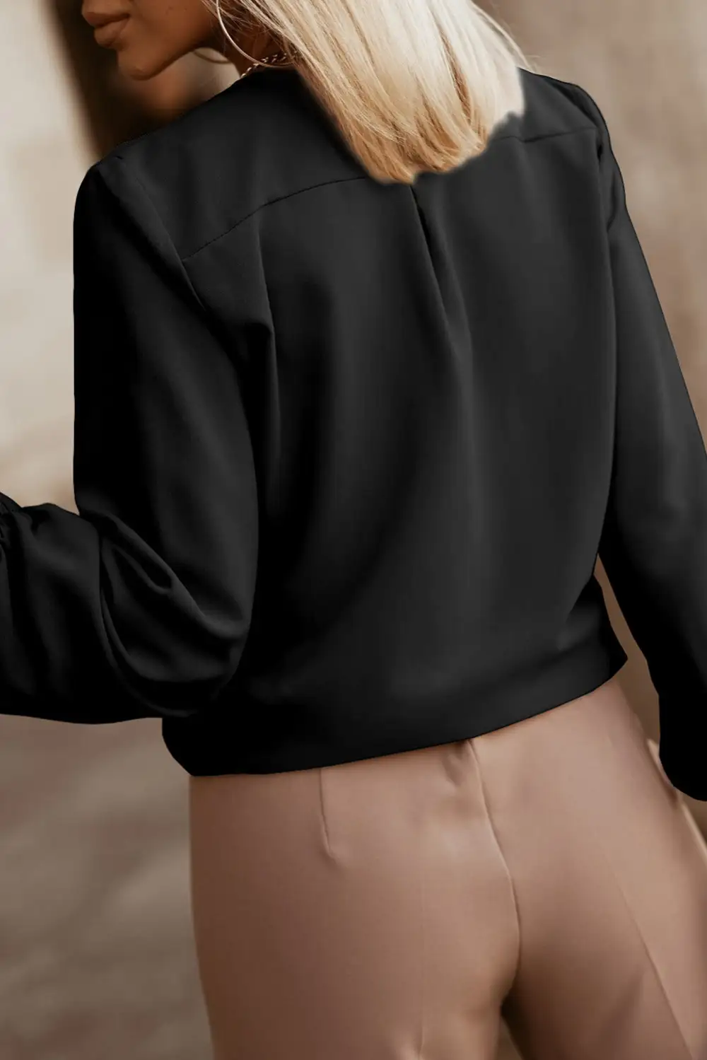 Crew Neck Shirt Blouse