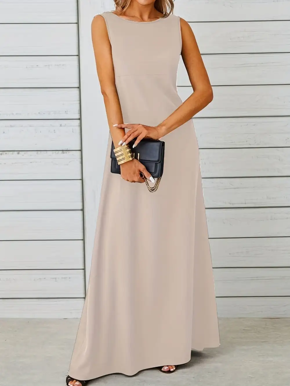 Sleeveless Flowy Maxi Dress