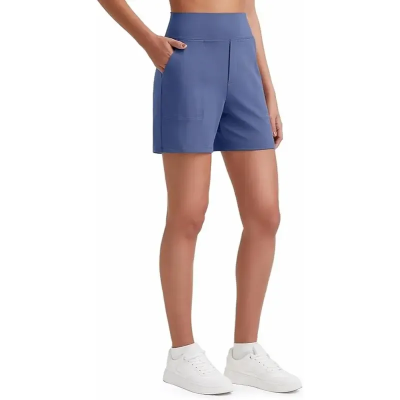 🔥Hot Sale💥-Women's High-Waisted Yoga Shorts🔥12-Pack- Only $32