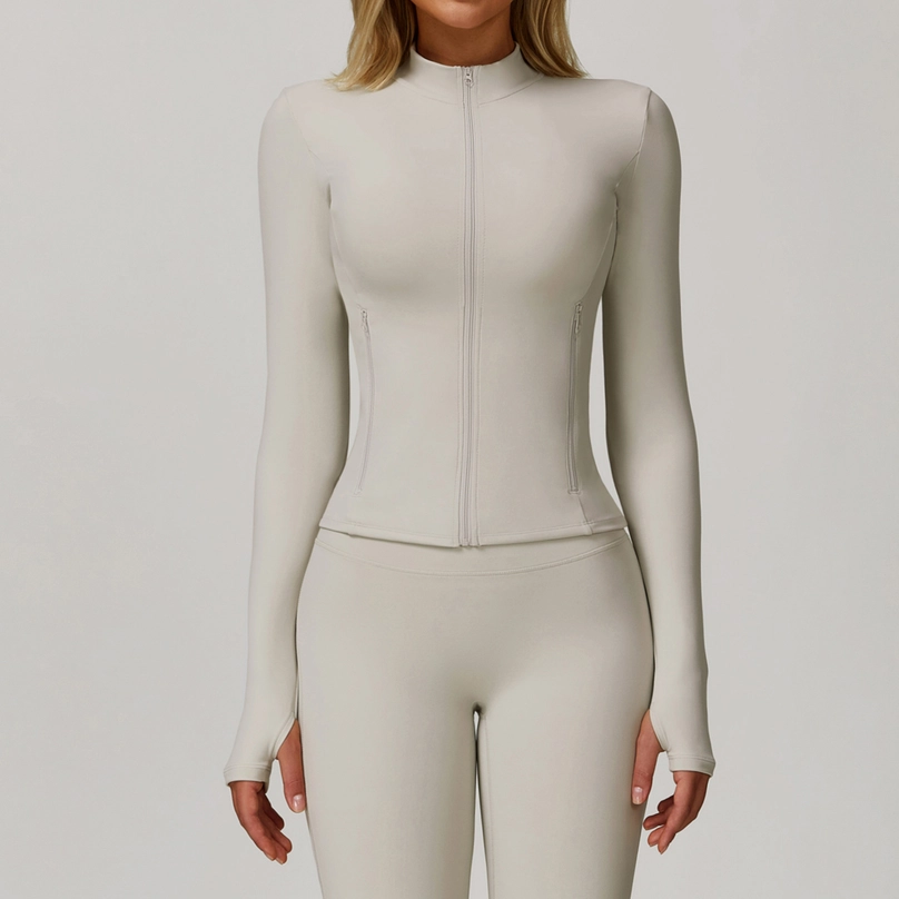 Full Zip Active Jacket with Pockets