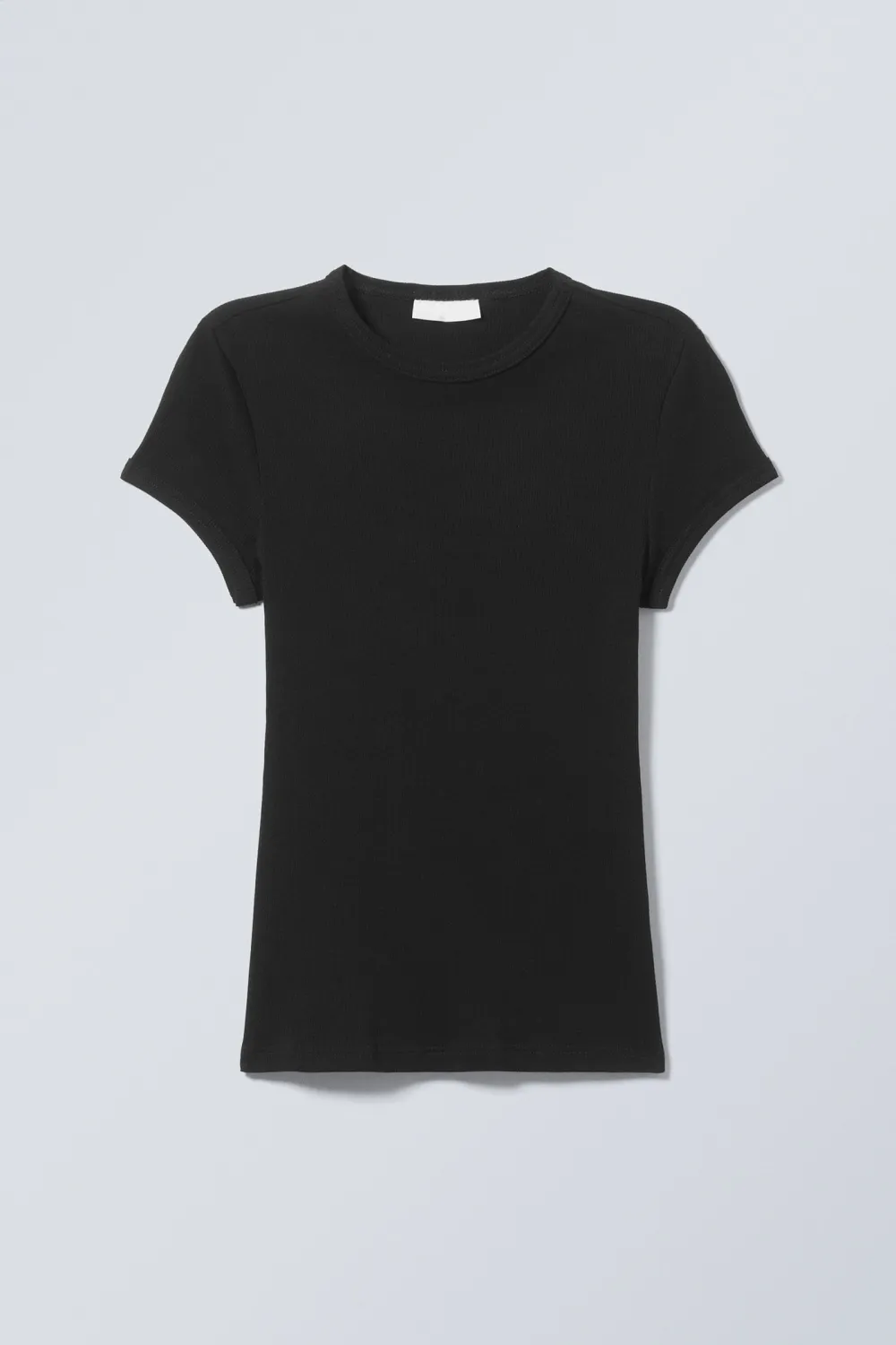 Ribbed Short Sleeve T-Shirt