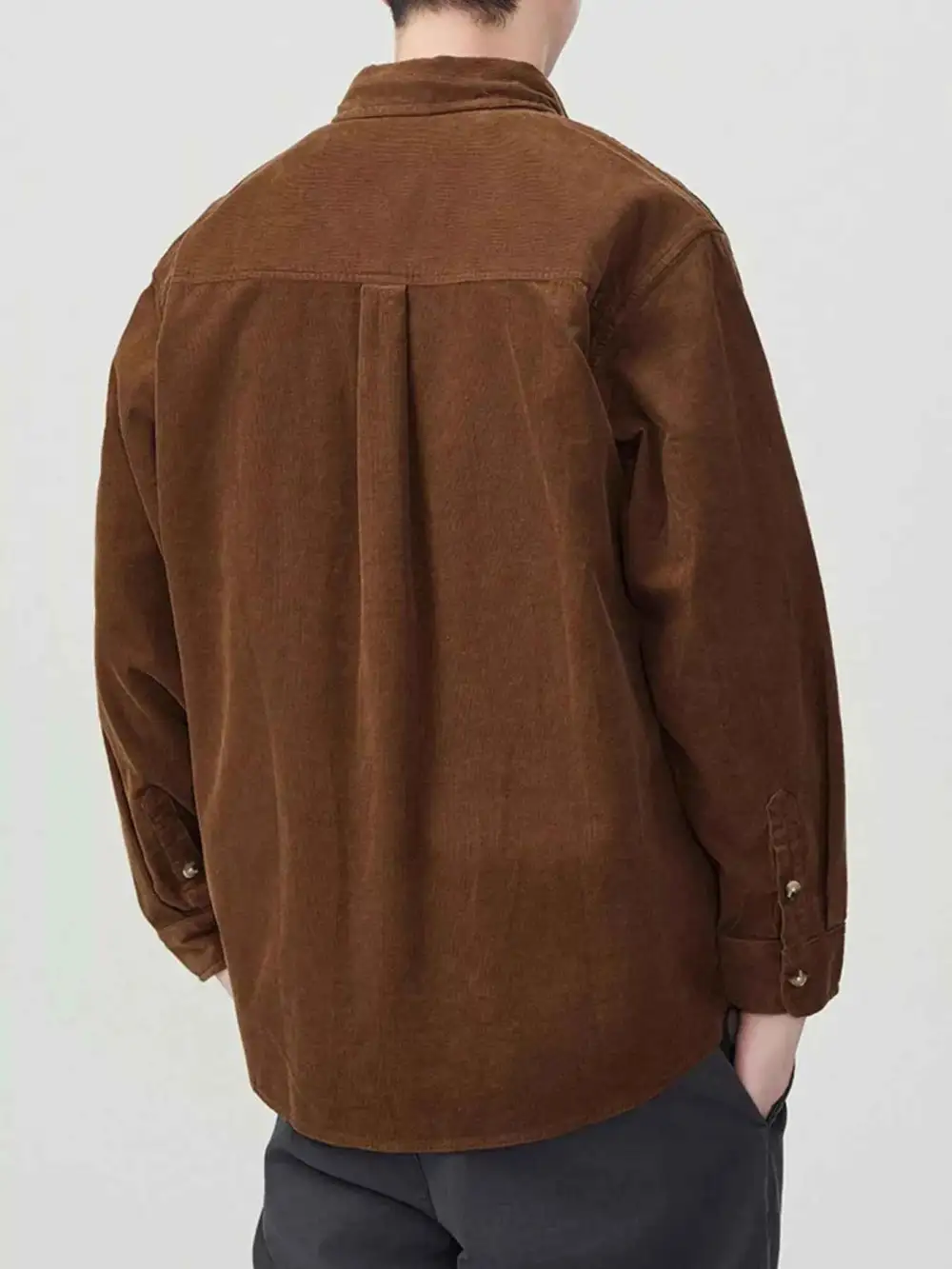 Modern Button Up Long Sleeve Shirt
