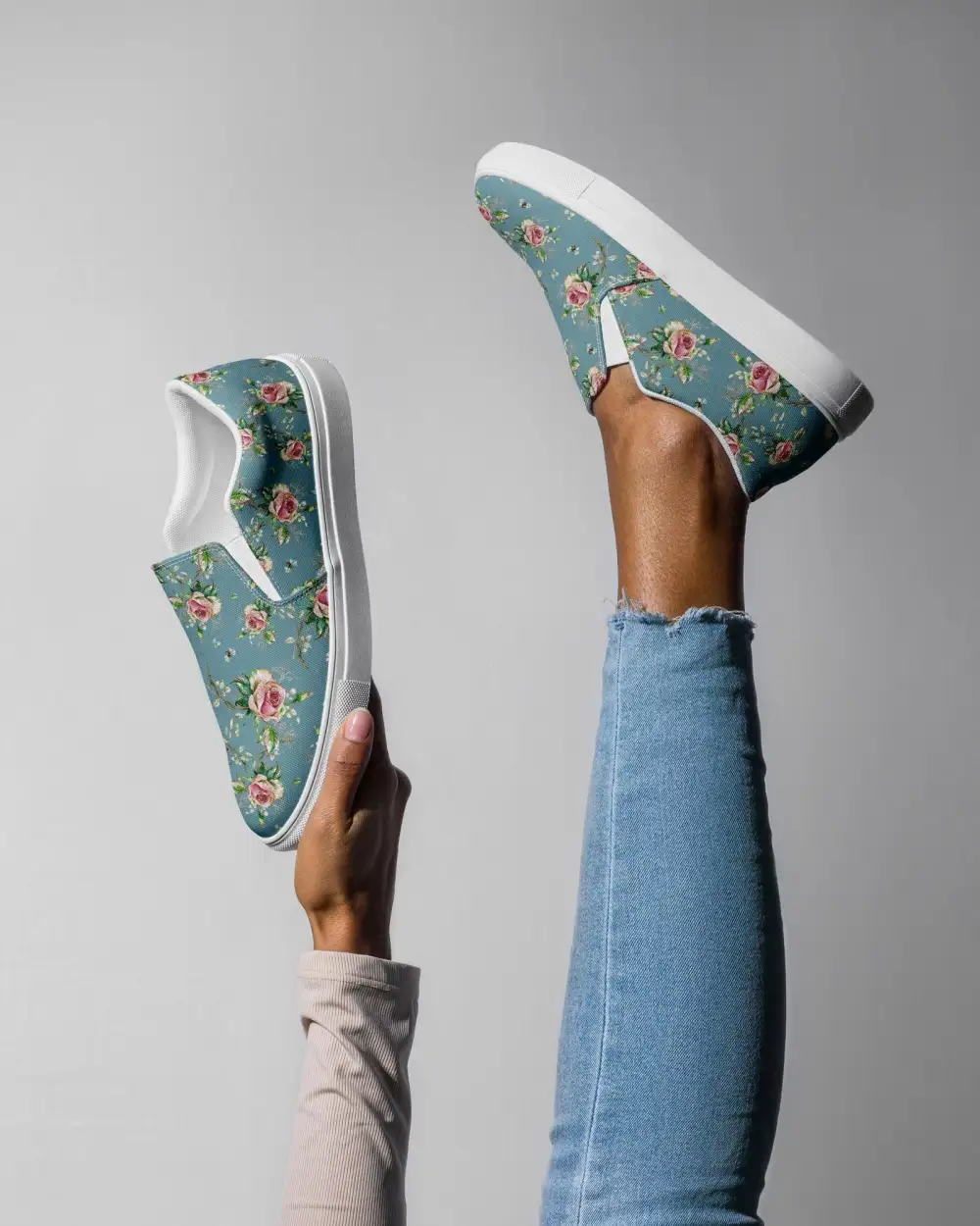 Rose Garden Slip On Shoes