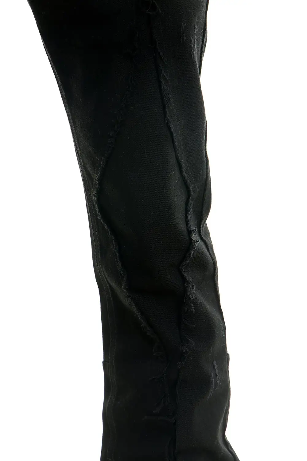 Men's Relaxed Flare Skinny Stacked Pants