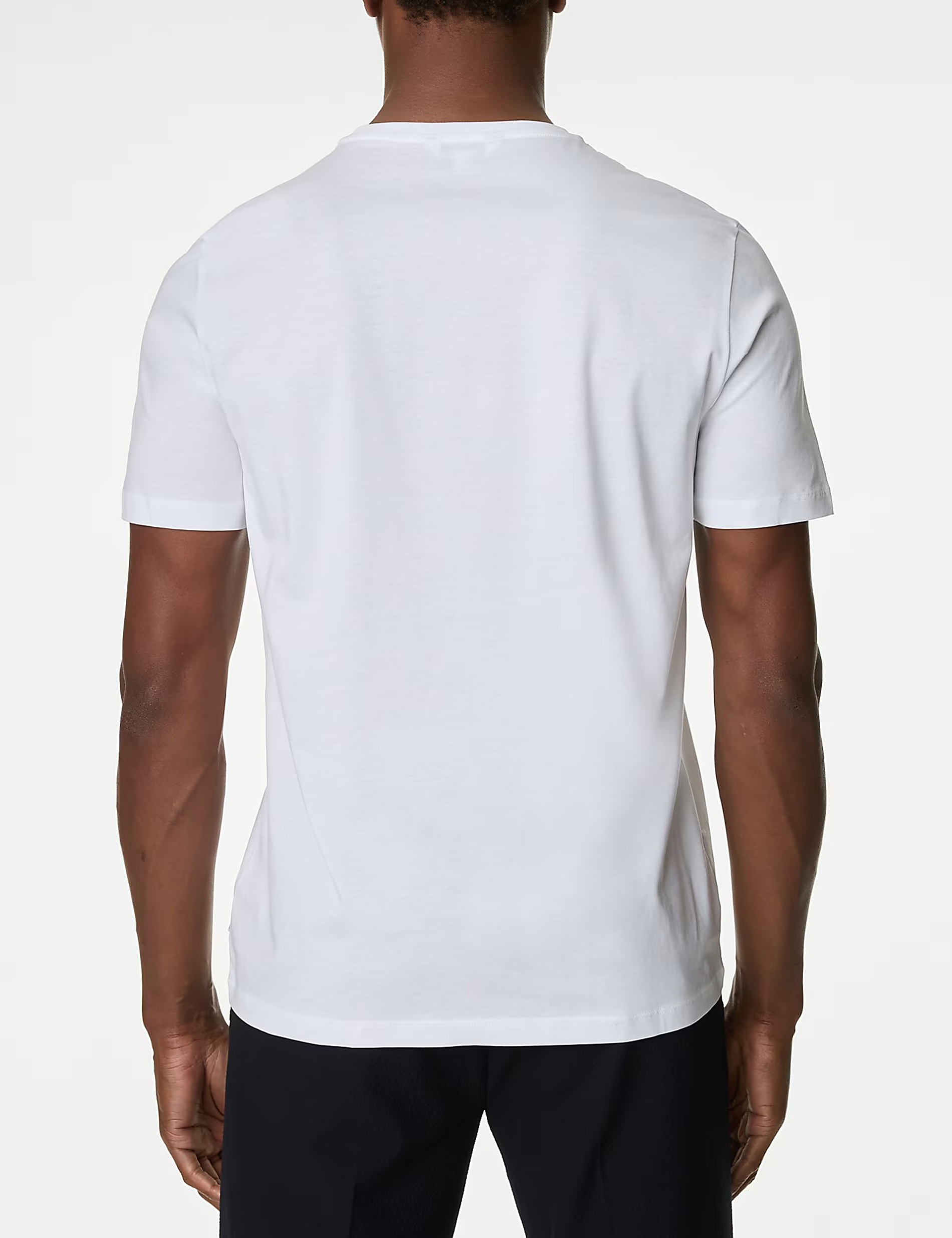 Solid Color Cotton T-shirt