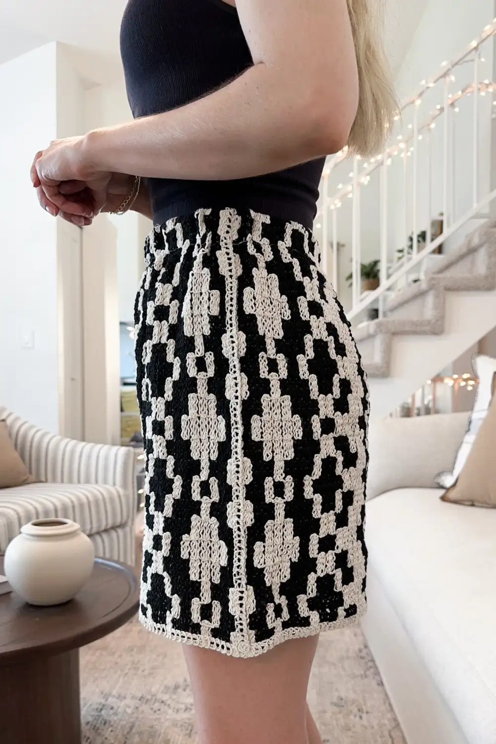 Soft Structure Cotton Crochet Shorts