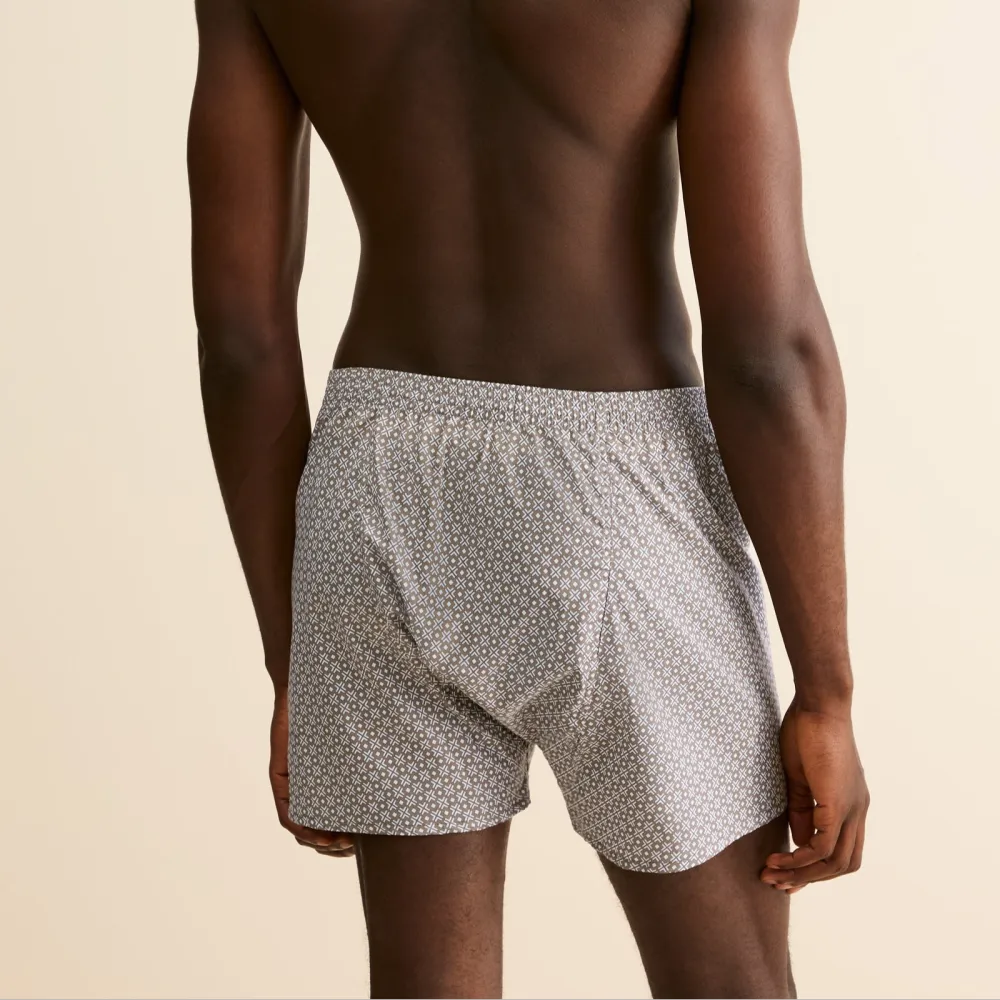 Classic Fit Cotton Batiste Geometric Boxers