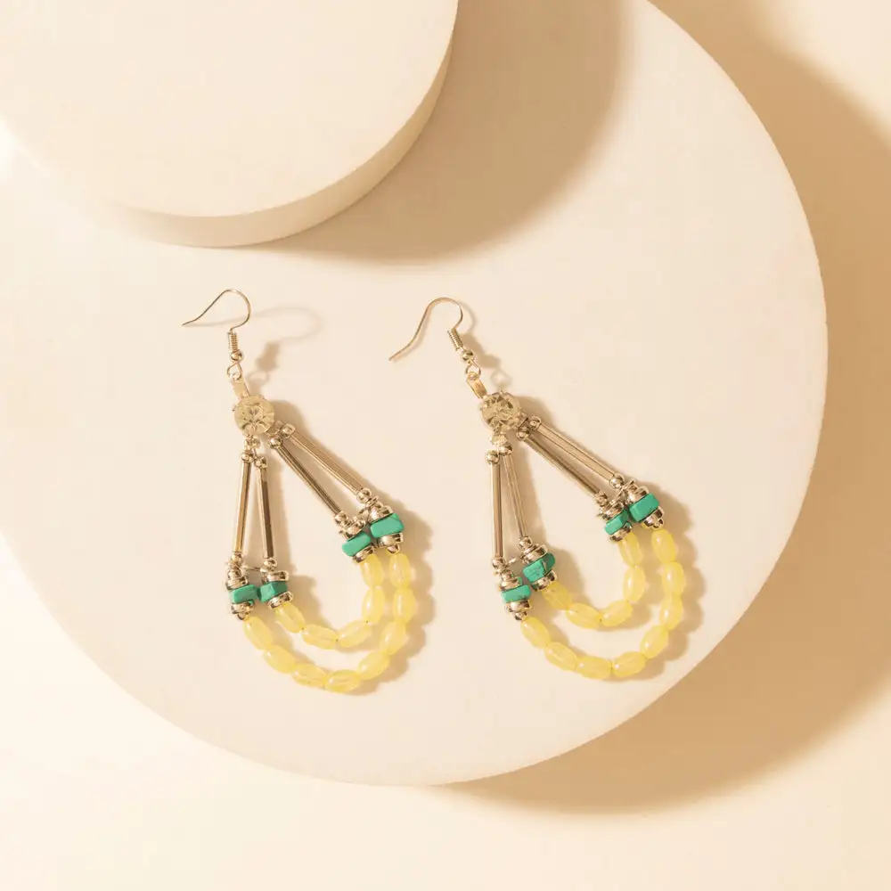 Expressive Crisp Artful Drop Earrings