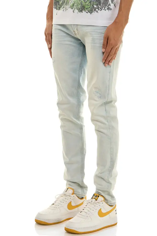Men's Urban Skinny Distressed Stretch Jeans
