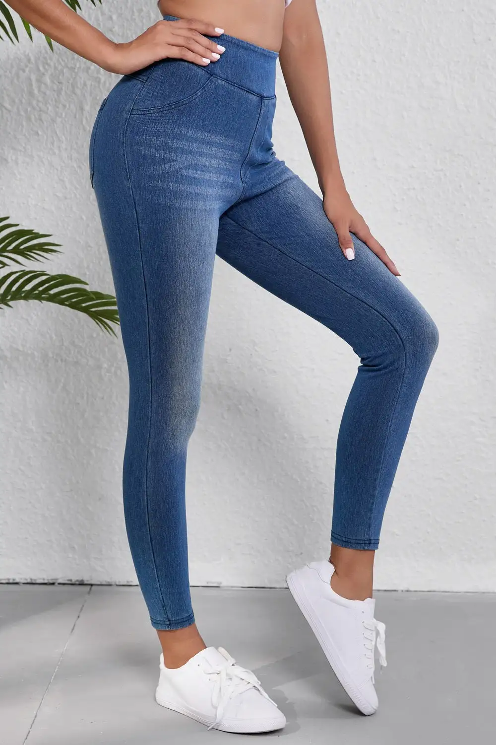 High Waist Skinny Denim Jeans