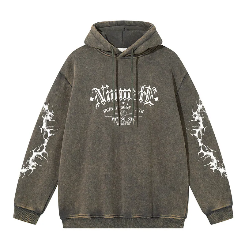 Oversized Vintage Butterfly Hoodie