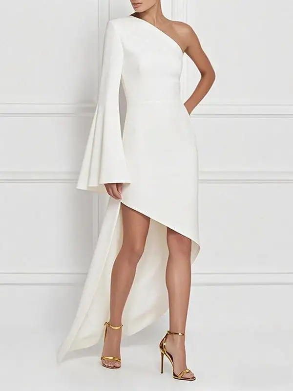 Sleeves Long Maxi Dress