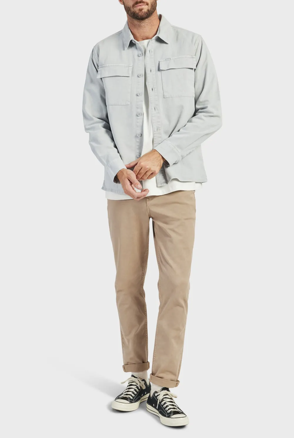 Jensen 5 Pocket Pant-Almond tan
