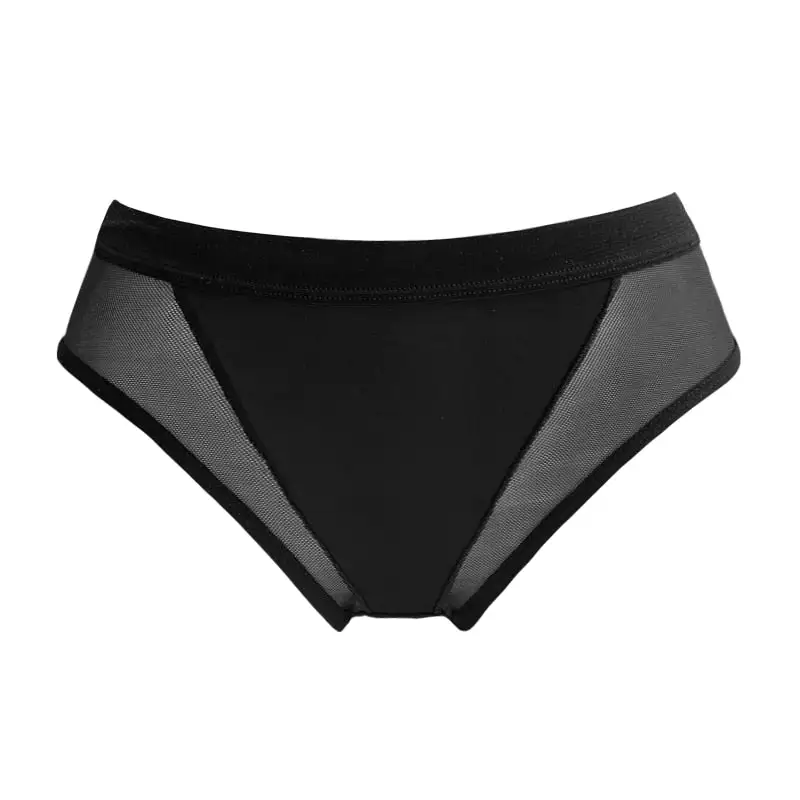 High-Waist Mesh Briefs