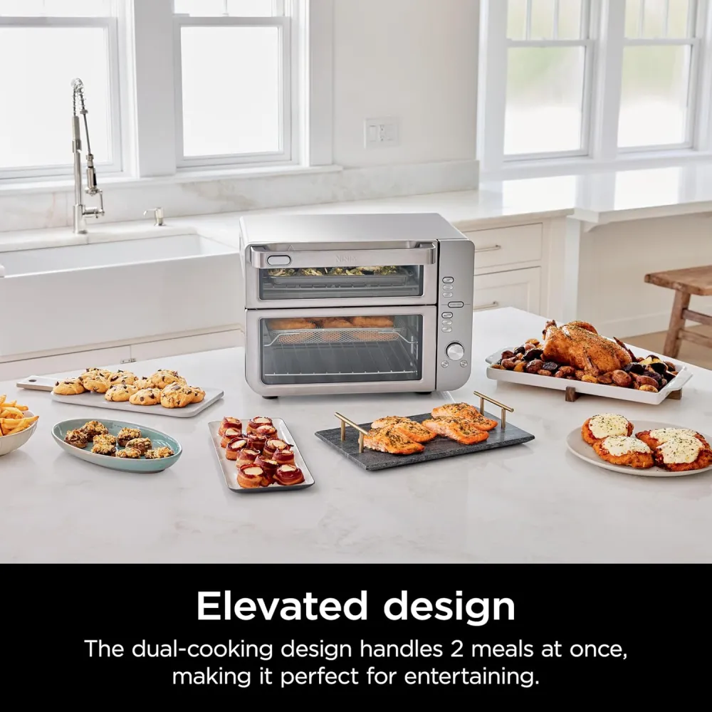 Ninja DCT451 12-in-1 Smart Double Oven with FlexDoor