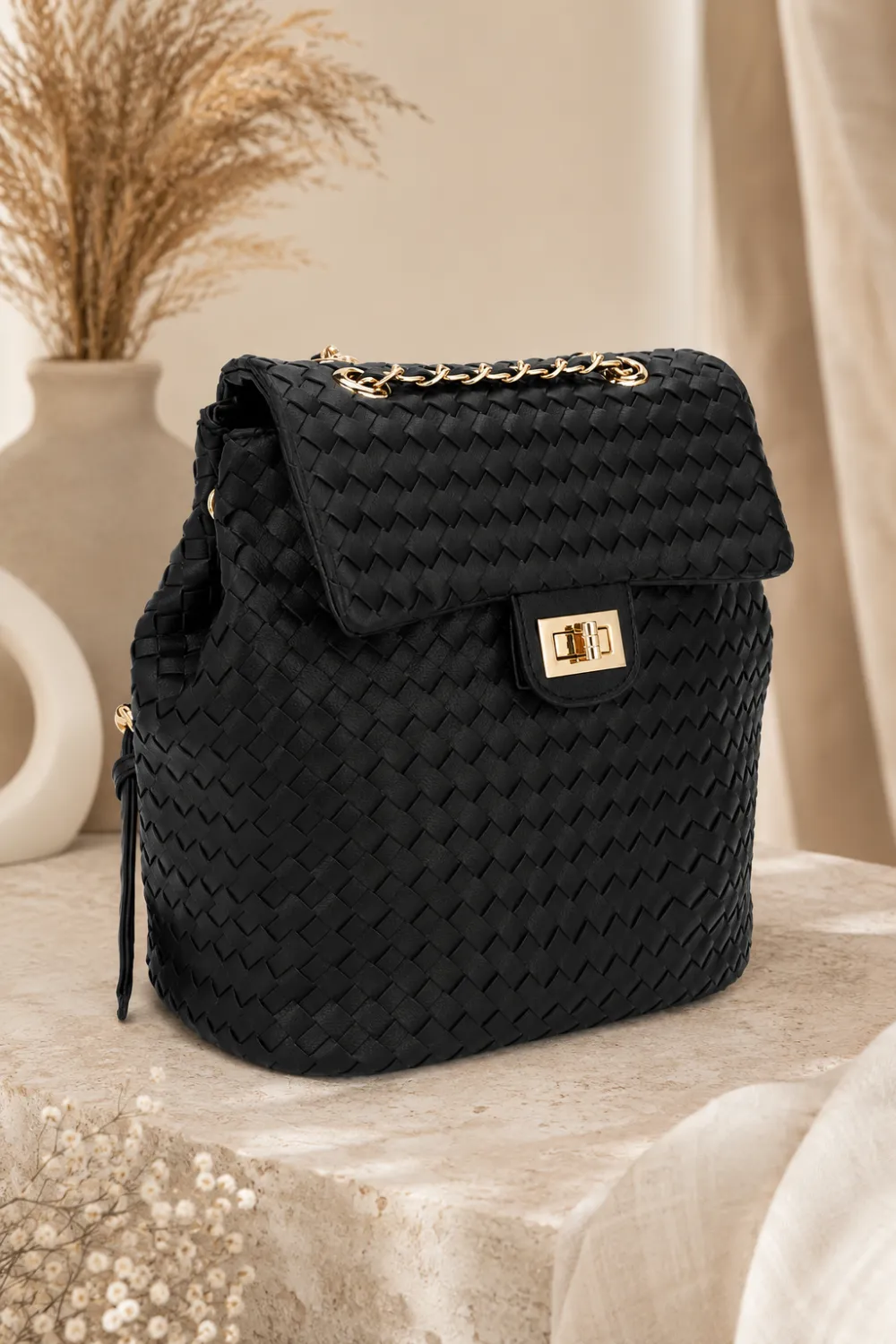 Top-Handle Adjustable Oversized Backpack
