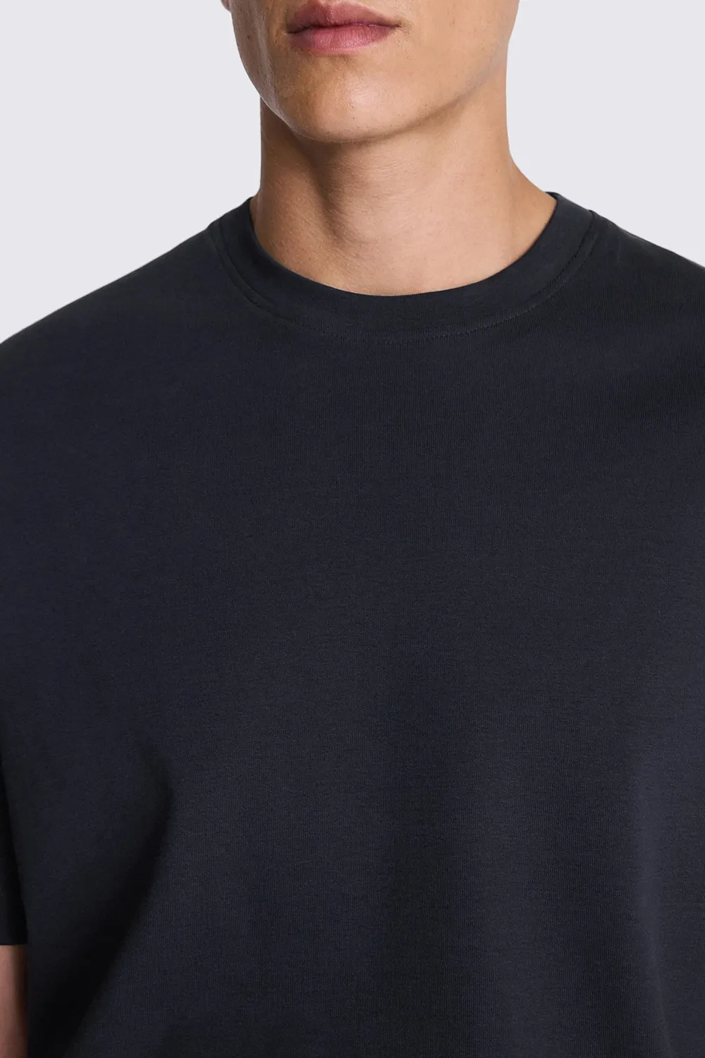 Ecru Heavyweight Pure Cotton Round-Neck T-Shirt