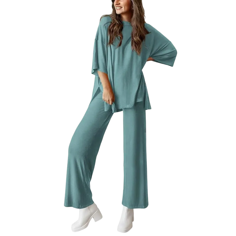 Women's 2-Piece Outfits Short Sleeve