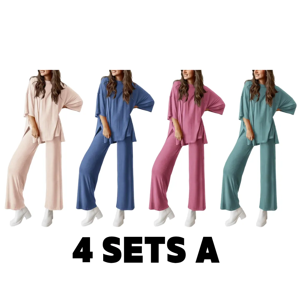 Women's 2-Piece Outfits Short Sleeve