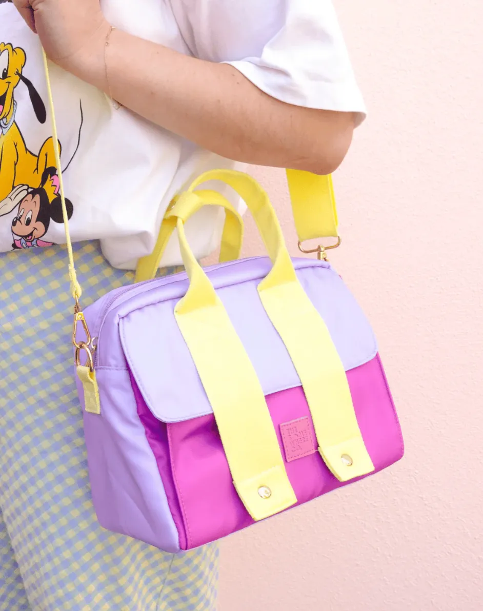 Colorblock Lunch Tote For Daily Meals
