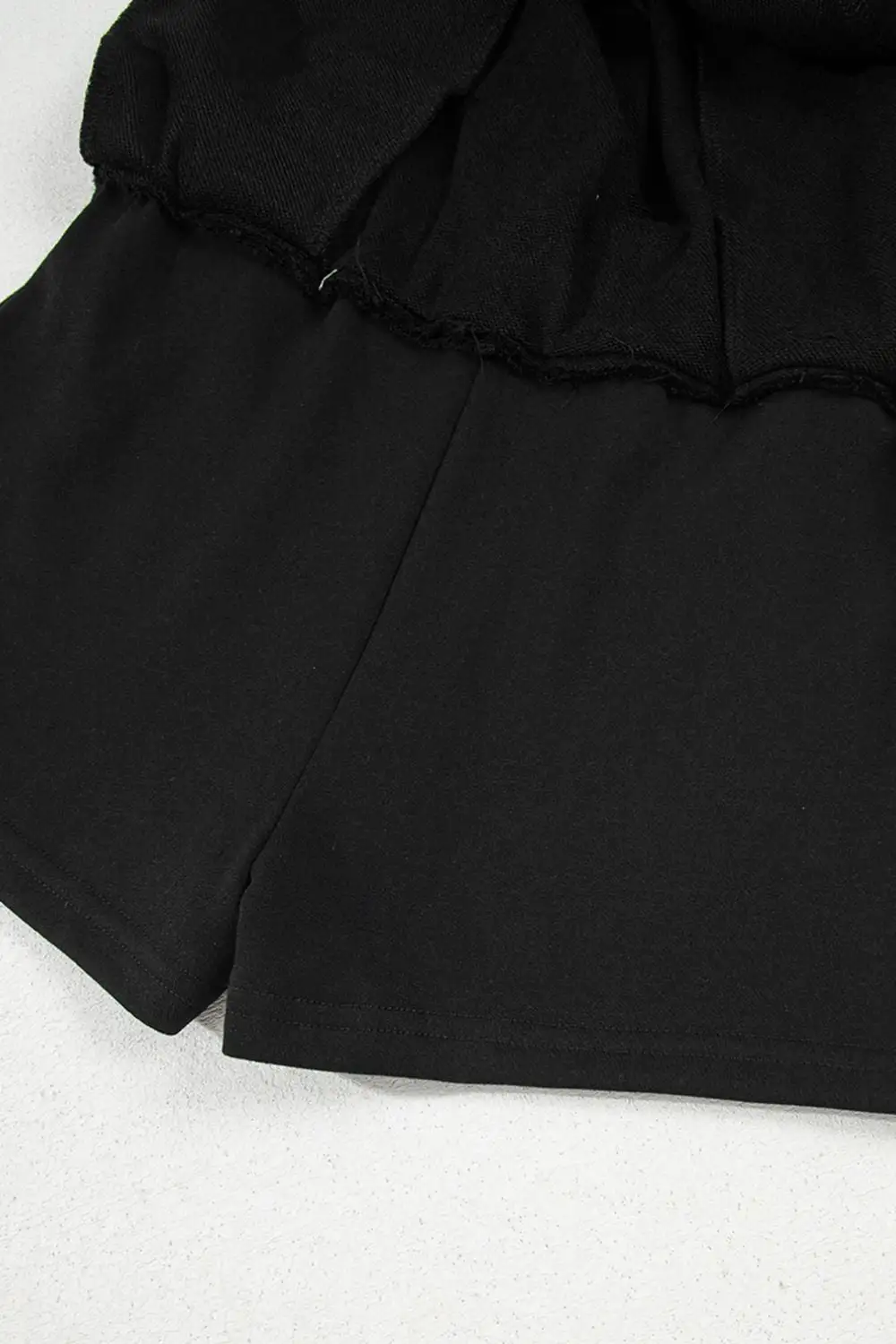 Everyday Drawstring Wrap Front Skirt