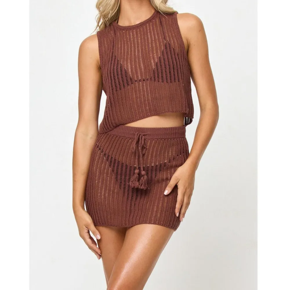 Refined Crochet Skirt
