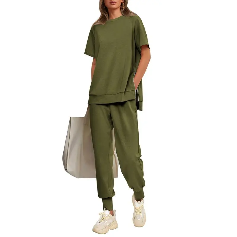 Women's 2-Piece Summer Outfit Pants Set