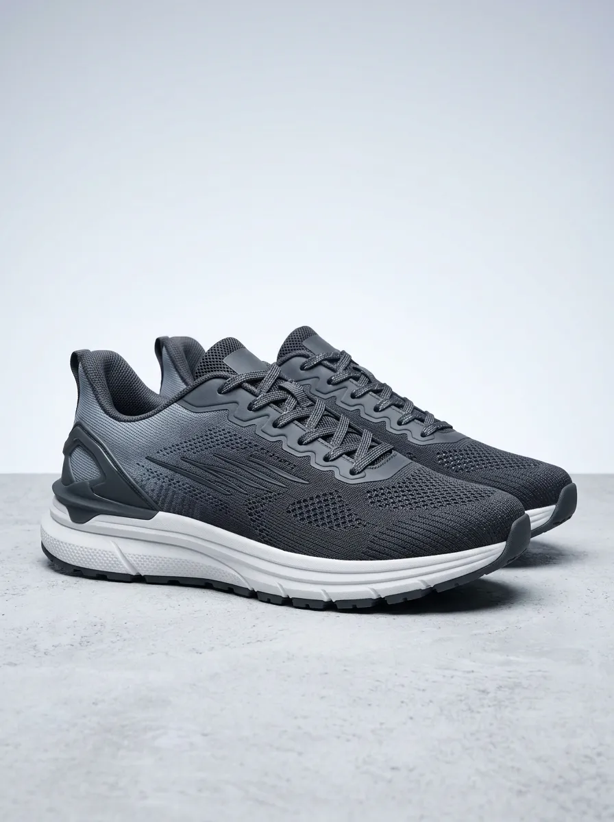Lightweight-Look Graphic Silhouette Men's Running Shoes