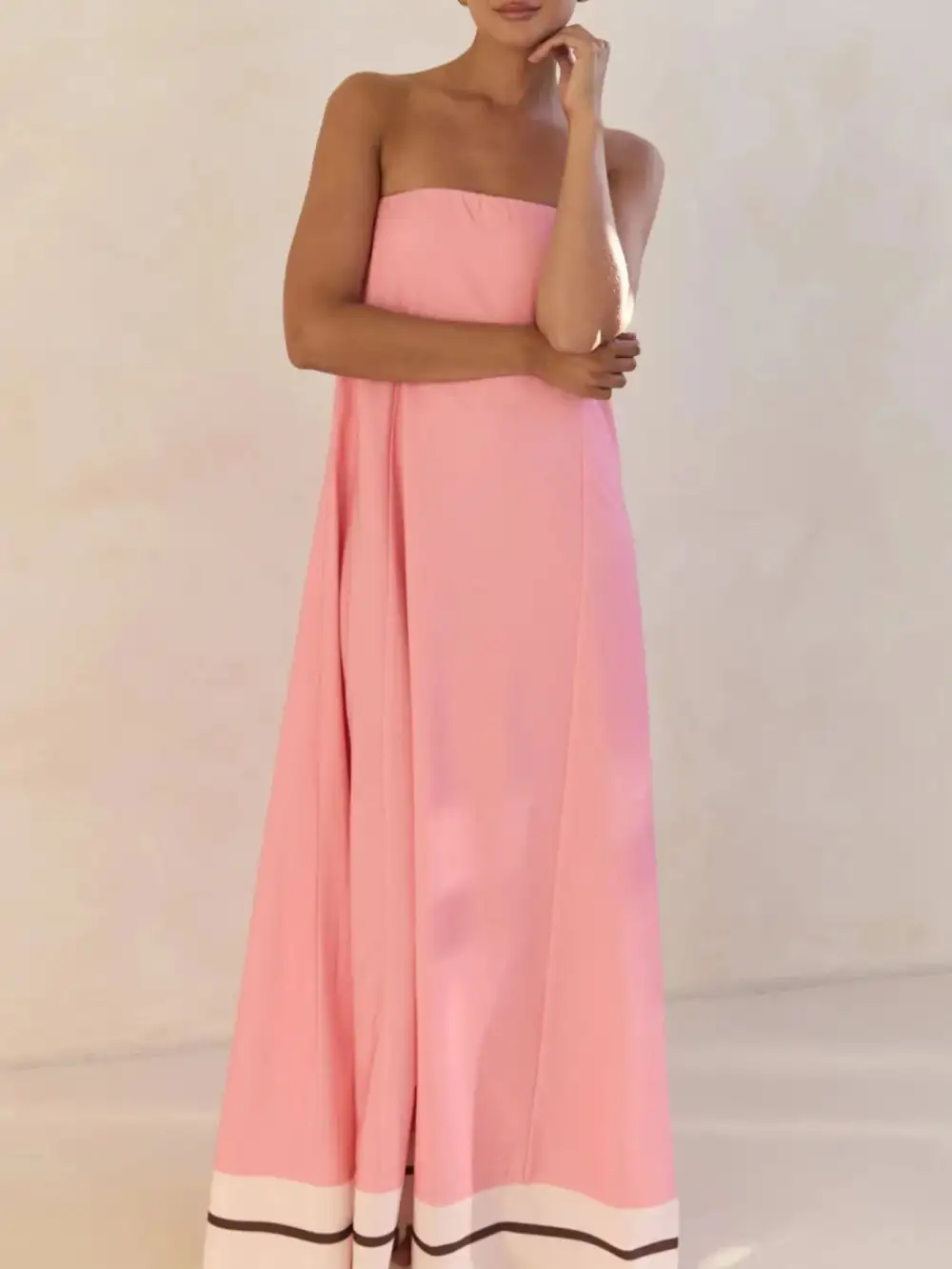 Printed Smocked Maxi Dress