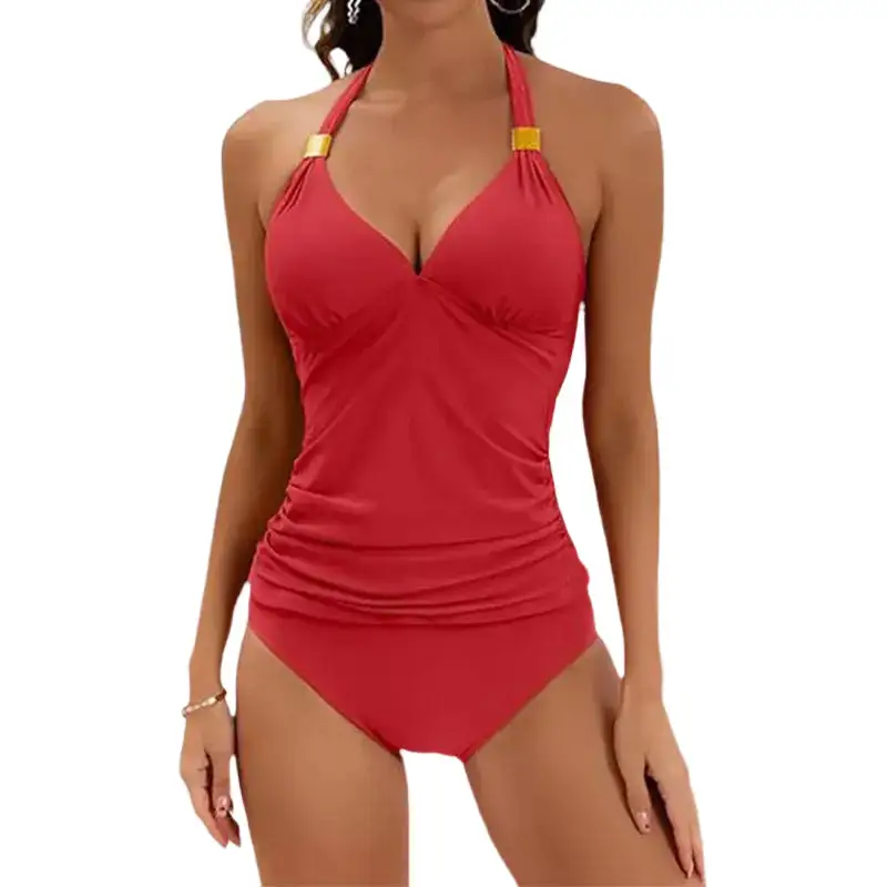 Tankini Swim Set With Shorts Soft Drape