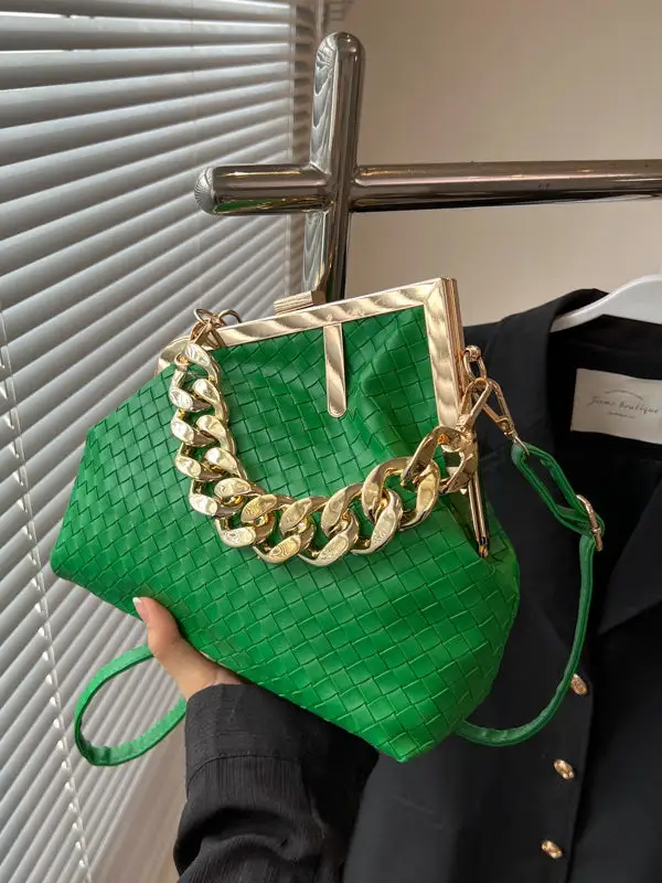 Soft Geometric Shoulder Bag