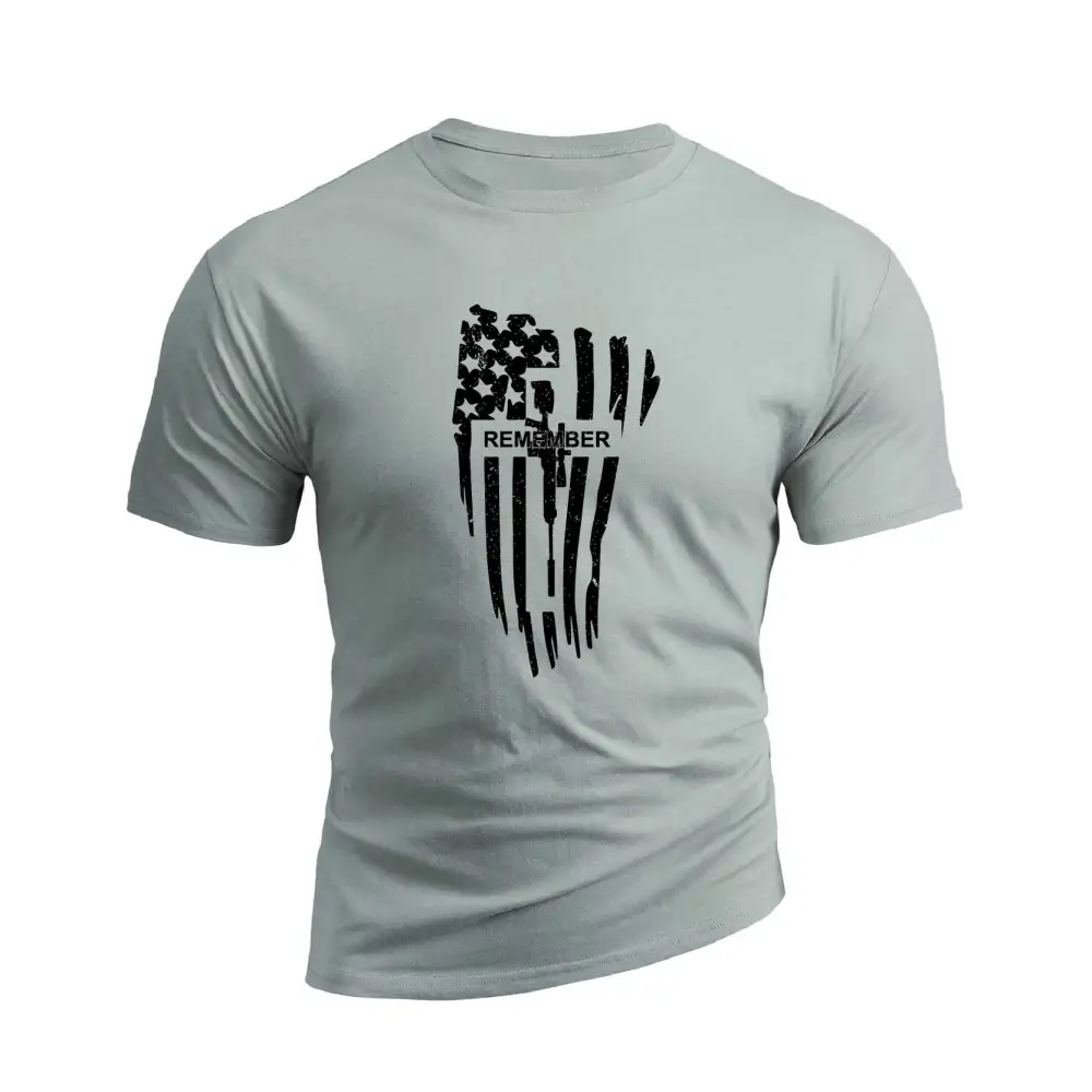 USA FLAG REMEMBER GRAPHIC TEE