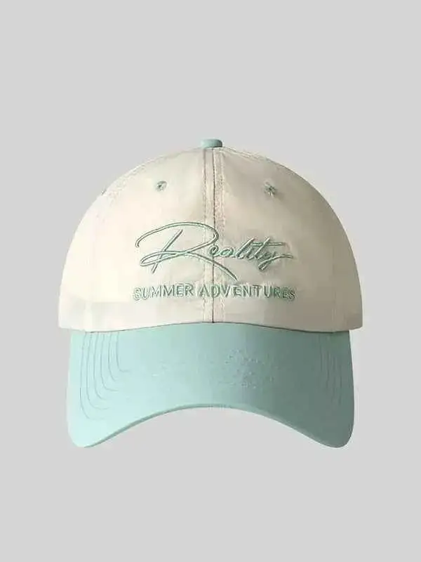 Letter Embroidered Adjustable Hat
