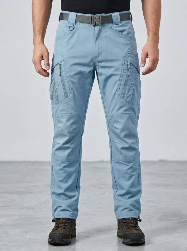 Classic Multi-Pocket Reinforced Knee Cargo Style Unisex Tactical Cargo Pants