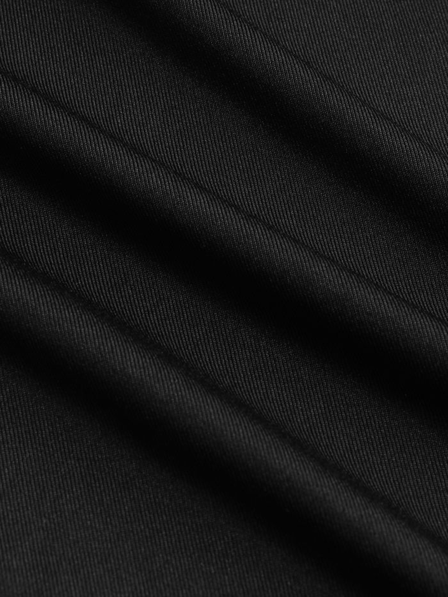 Lace Hem Satin V-Neck Midi Dress