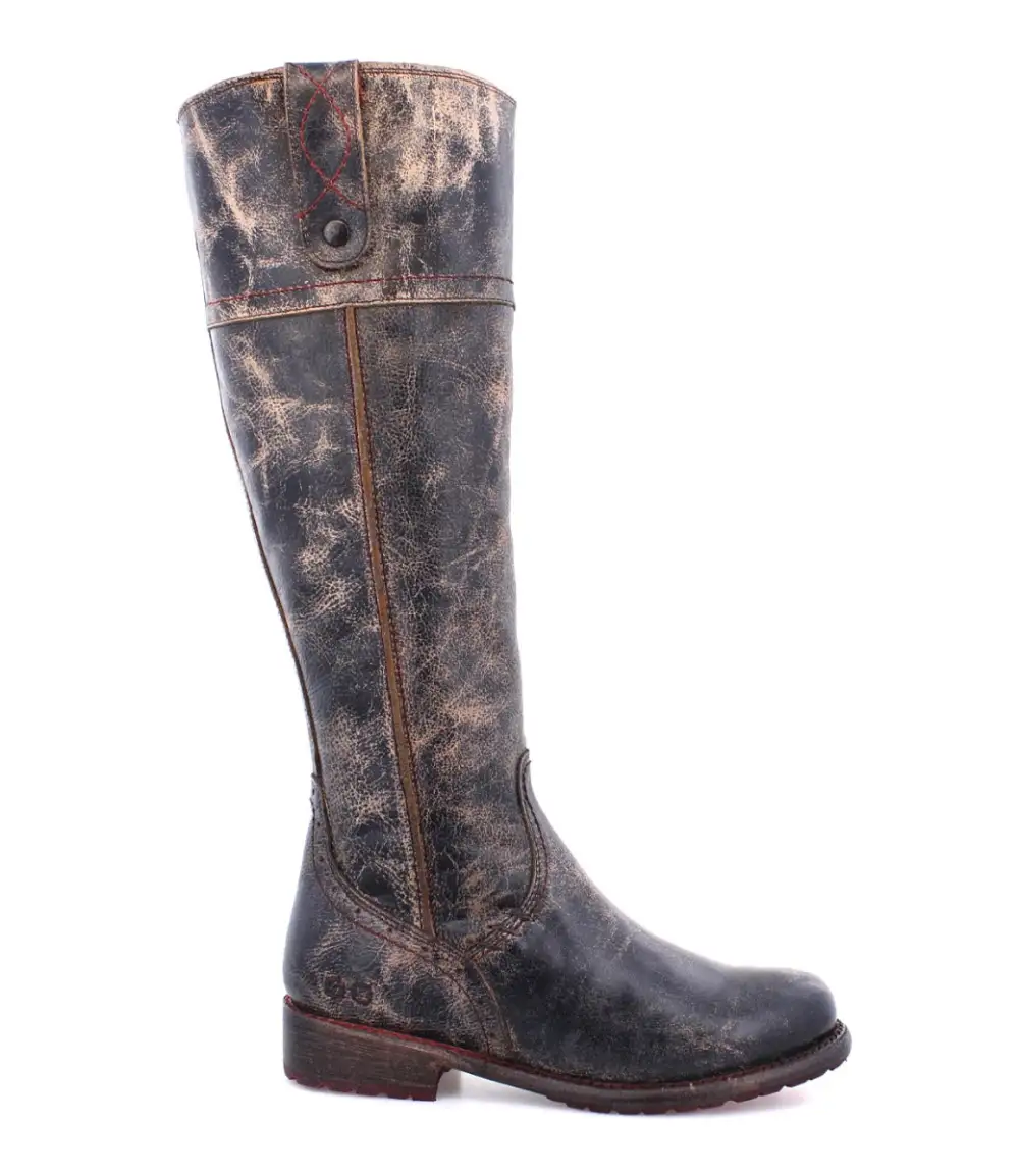 Lug-Sole Streamlined Riding Boots