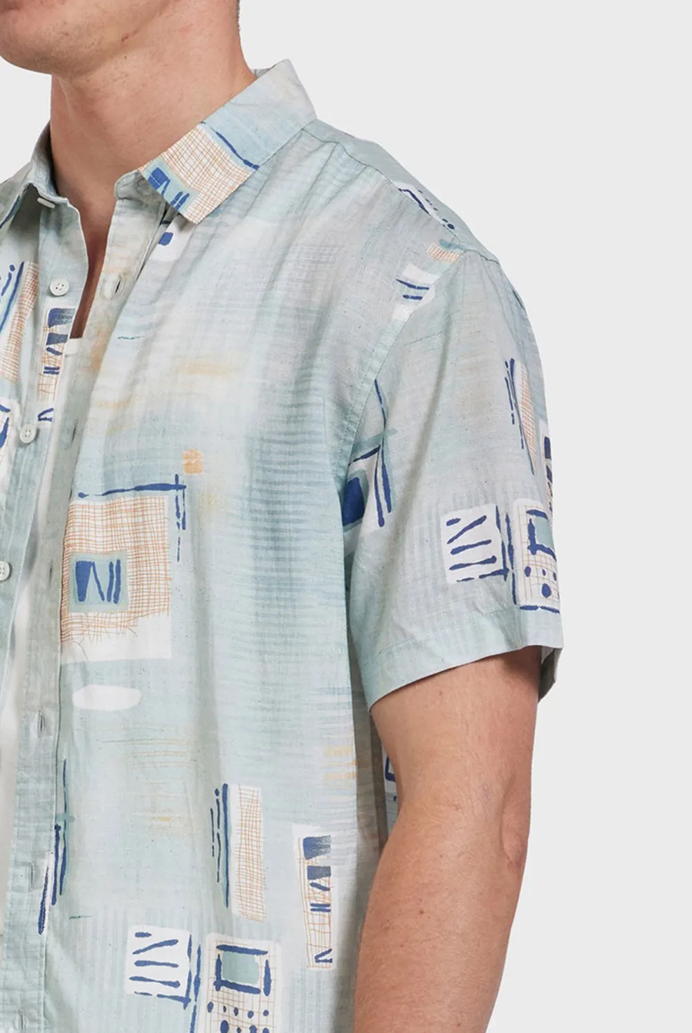 Multicolor Printed Short Sleeve