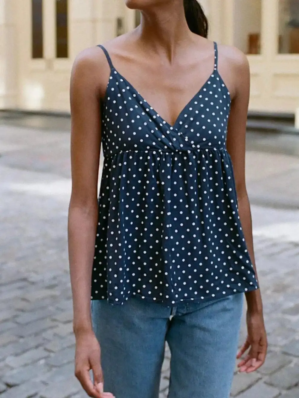 Polka Dot Flowy V