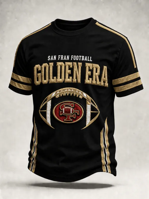 Men's Football Gameday Gift For Football Fans Casual Tee